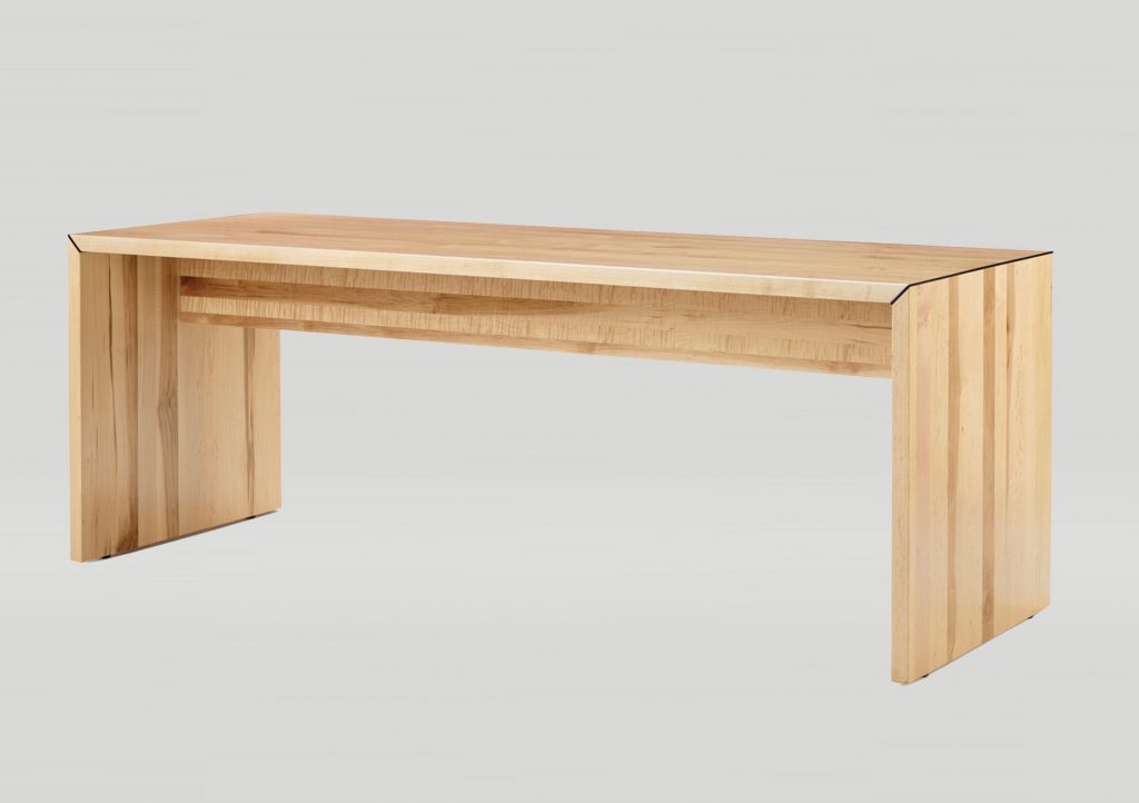 Dylan Communal Table in Solid Wood with Dining Height