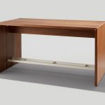Dylan Communal Table In Walnut with Gloss White