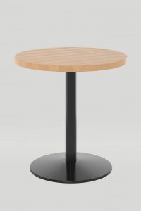 Dining Height Orbit Table with Solid Wood Table