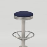Rosie Retro Diner Stool with Foot Ring