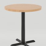 Dining Height Spartan Table with Solid Wood