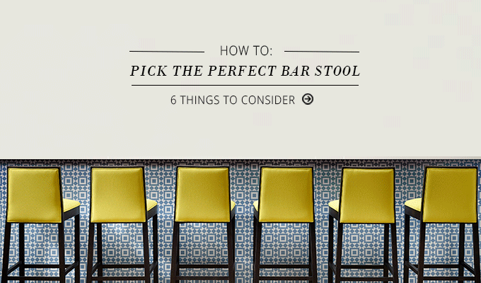 How To Pick The Perfect Barstool