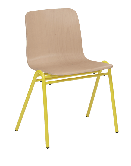 Harper Stacking Restaurant chair yellow