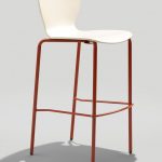 Felix Jr. Barstool in Copper Brown and Parchment