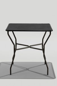 Opla Outdoor Square Table, Black