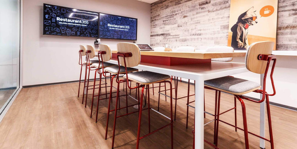 A Colorful Office Design: Inside Restaurant365 HQ - Grand Rapids Chair