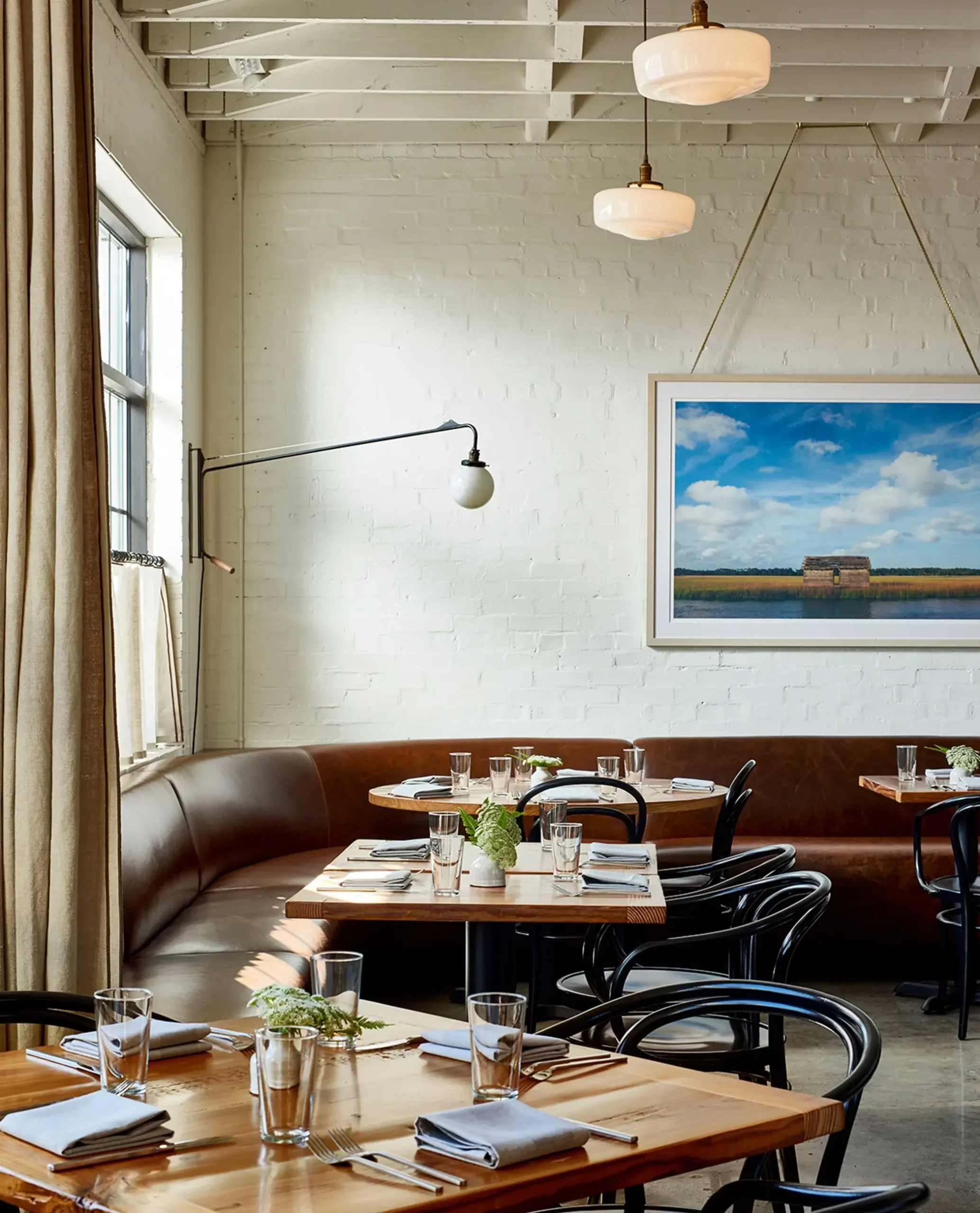 Bentwood Armchairs in restaurant.