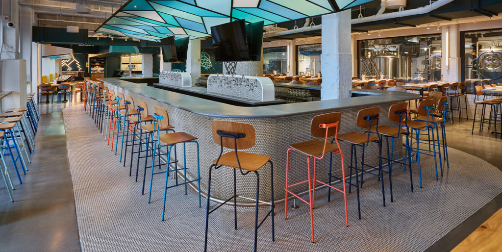 Multi colored Reece Bar Stools.