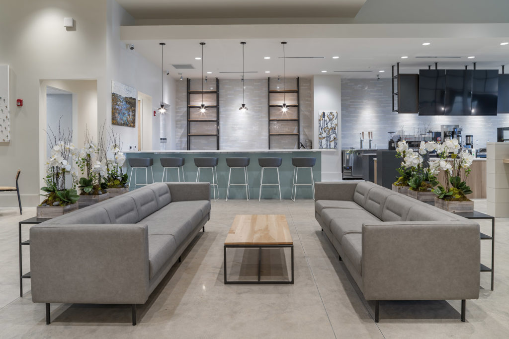 Roy Occasional Table in lounge space.