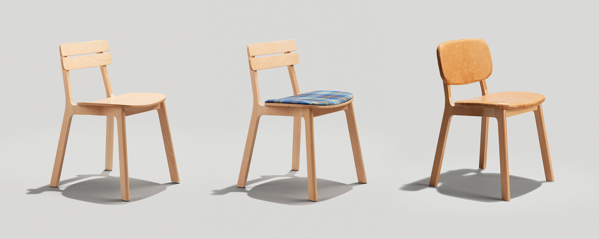 Brooke Wood Dinining Chair variations.