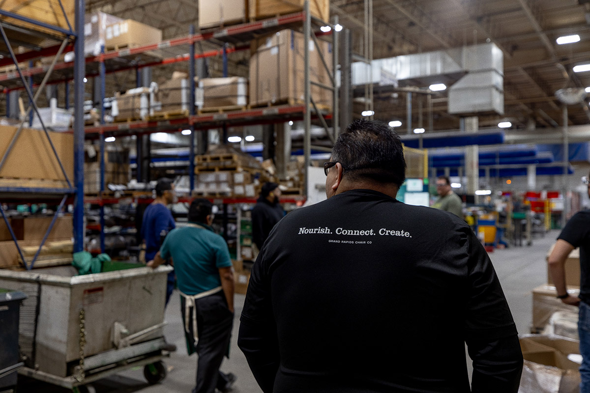 We craft high-quality furniture for a variety of industries in our 147,000-square-foot vertically integrated facility in Byron Center.  